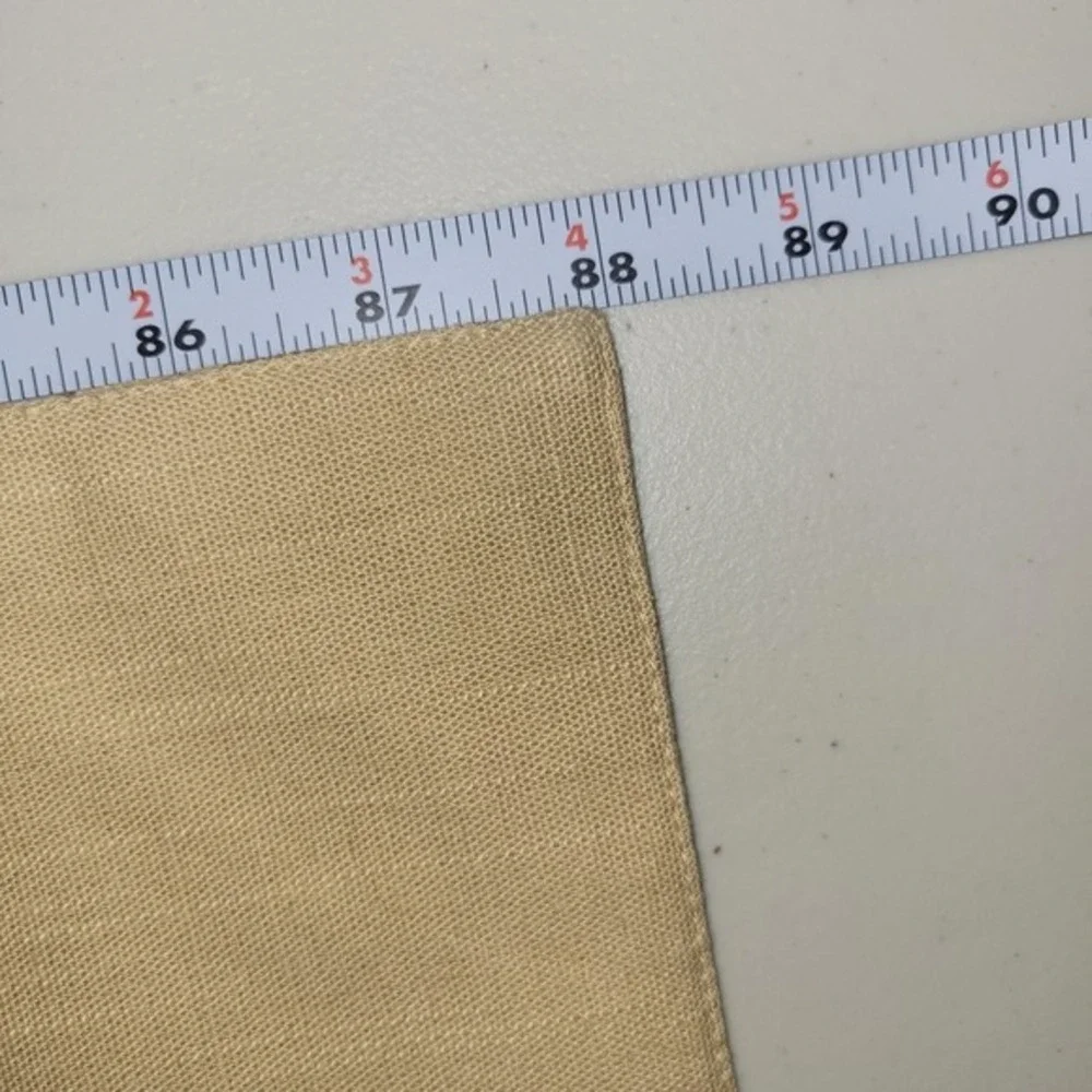 Pottery Barn Table Runner Tan Gold Brown‎ Medallion Paisley Cotton Farmhouse 90